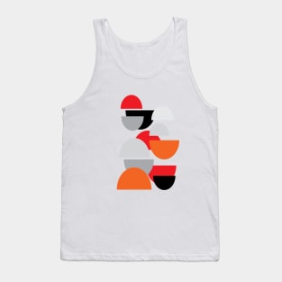 Modern Geometric (Semicircles) Tank Top